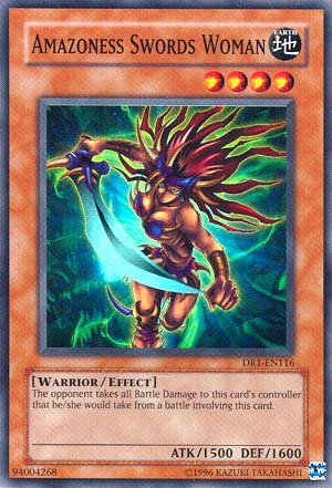 Amazoness Swords Woman [DR1-EN116] Super Rare | Good Games Adelaide SA