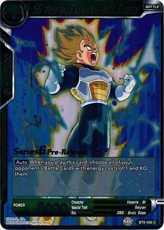 SS Vegeta, Exploding with Energy (Destroyer Kings) [BT6-056_PR] | Good Games Adelaide SA