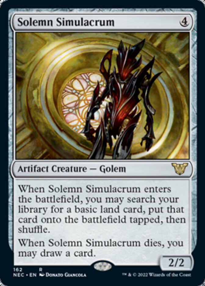 Solemn Simulacrum [Kamigawa: Neon Dynasty Commander] | Good Games Adelaide SA