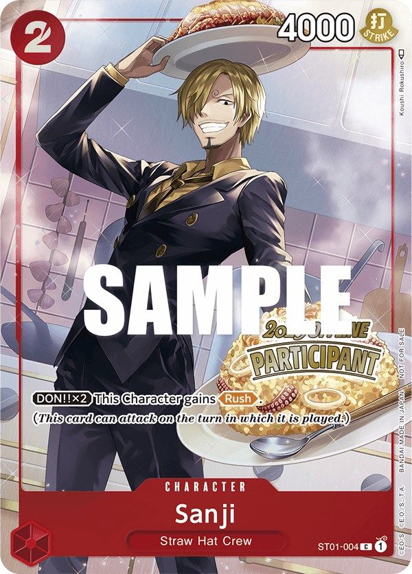 Sanji (Offline Regional 2023) [Participant] [One Piece Promotion Cards] | Good Games Adelaide SA
