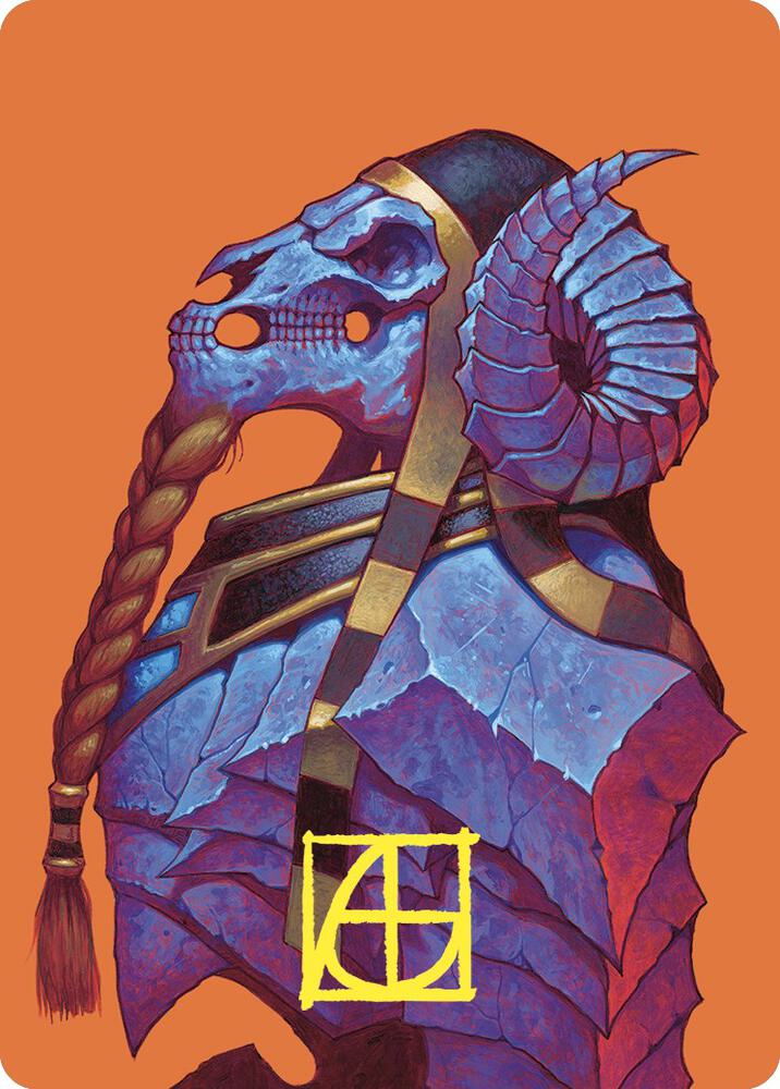 Neheb the Eternal Art Card Gold Stamped Signature 55 (Art Series: Commander Masters)  | Good Games Adelaide SA
