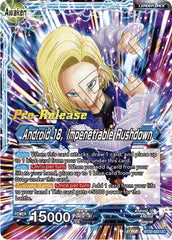 Android 18 // Android 18, Impenetrable Rushdown (BT20-023) [Power Absorbed Prerelease Promos] | Good Games Adelaide SA