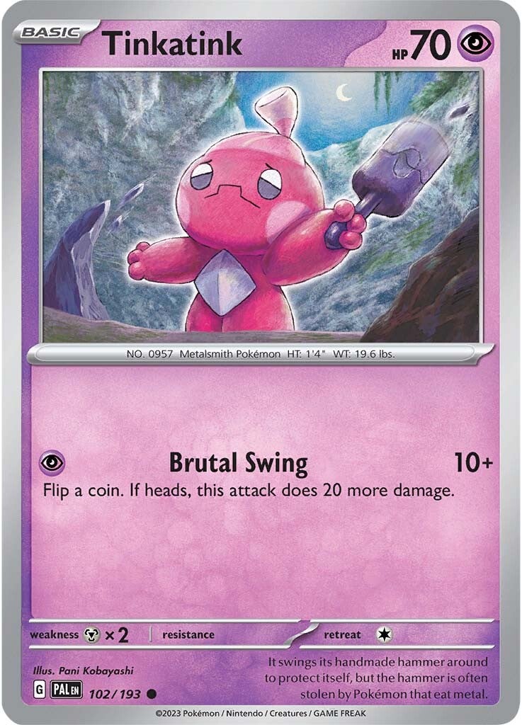 Tinkatink (102/193) [Scarlet & Violet: Paldea Evolved] | Good Games Adelaide SA