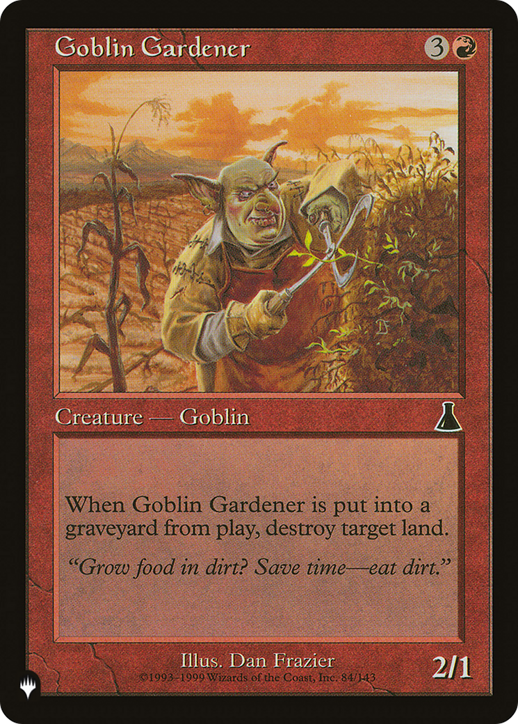Goblin Gardener [The List Reprints] | Good Games Adelaide SA