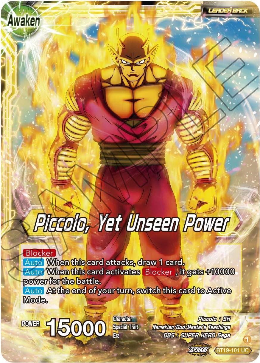 Piccolo // Piccolo, Yet Unseen Power (BT19-101) [Fighter's Ambition] | Good Games Adelaide SA