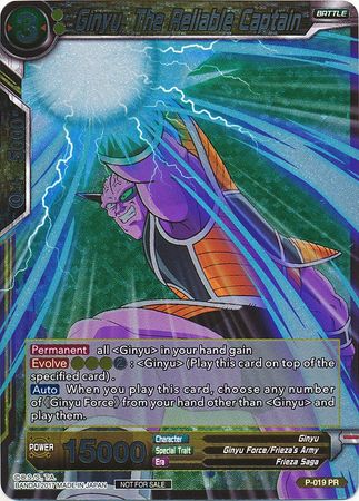 Ginyu, The Reliable Captain (Foil) (P-019) [Promotion Cards] | Good Games Adelaide SA