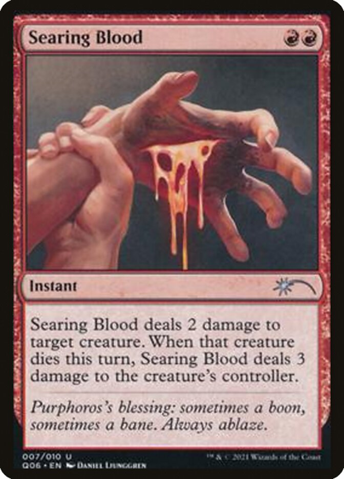Searing Blood [Pioneer Challenger Decks 2021] | Good Games Adelaide SA