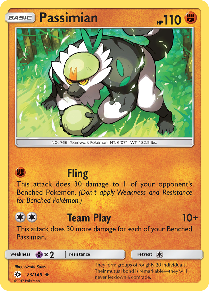 Passimian (73/149) [Sun & Moon: Base Set] | Good Games Adelaide SA