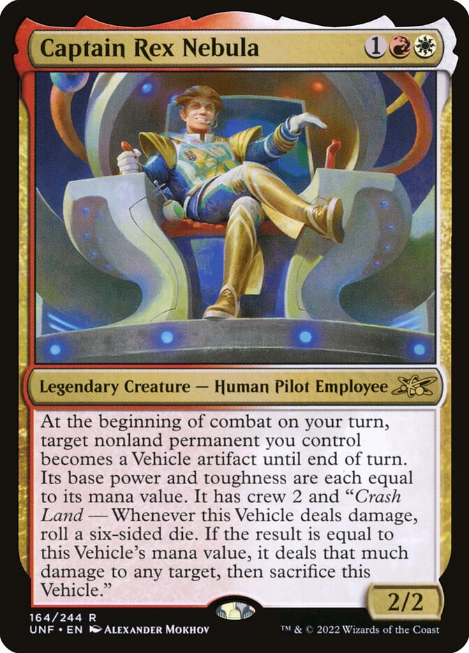 Captain Rex Nebula 164 (Unfinity)  - Foil | Good Games Adelaide SA