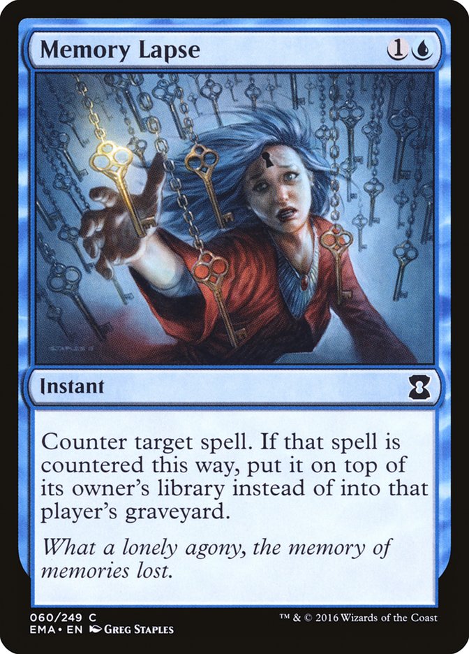 Memory Lapse 60 (Eternal Masters)  | Good Games Adelaide SA