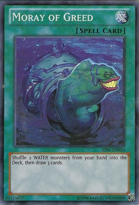 Moray of Greed [AP01-EN010] Super Rare | Good Games Adelaide SA