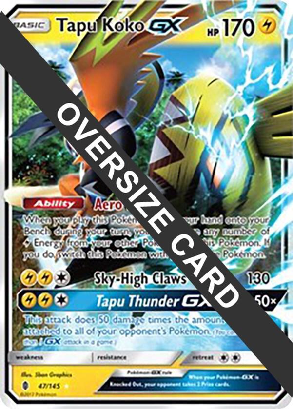 Tapu Koko GX 47 145 047/145 (Jumbo Cards)  - Holofoil | Good Games Adelaide SA