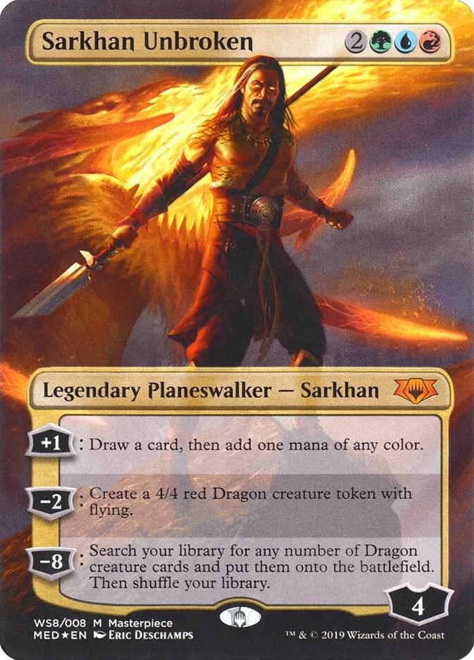 Sarkhan Unbroken WS8 (Mythic Edition: War of the Spark)  - Foil | Good Games Adelaide SA