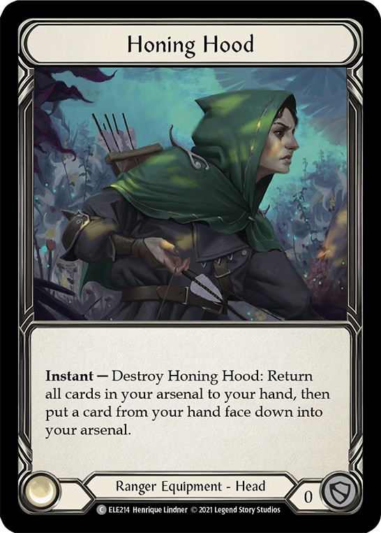 Honing Hood [ELE214] (Tales of Aria)  1st Edition Cold Foil | Good Games Adelaide SA
