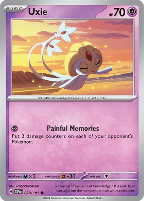 Uxie 078/191 (SV08: Surging Sparks)  | Good Games Adelaide SA