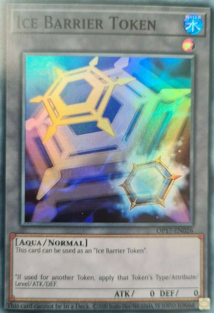 Ice Barrier Token [OP17-EN026] Super Rare | Good Games Adelaide SA