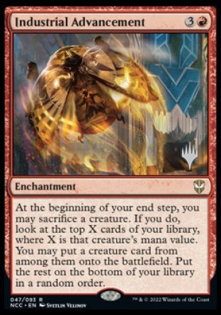 Industrial Advancement (Promo Pack) [Streets of New Capenna Commander Promos] | Good Games Adelaide SA