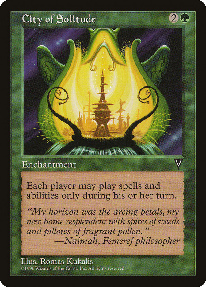 City of Solitude  (Visions)  | Good Games Adelaide SA