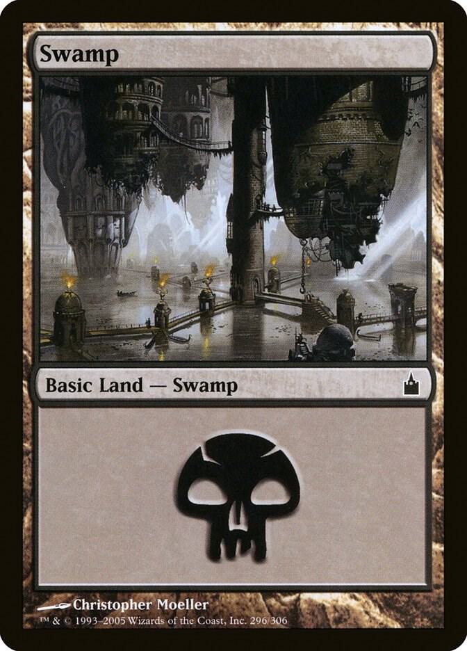 Swamp 296 (Ravnica: City of Guilds)  - Foil | Good Games Adelaide SA