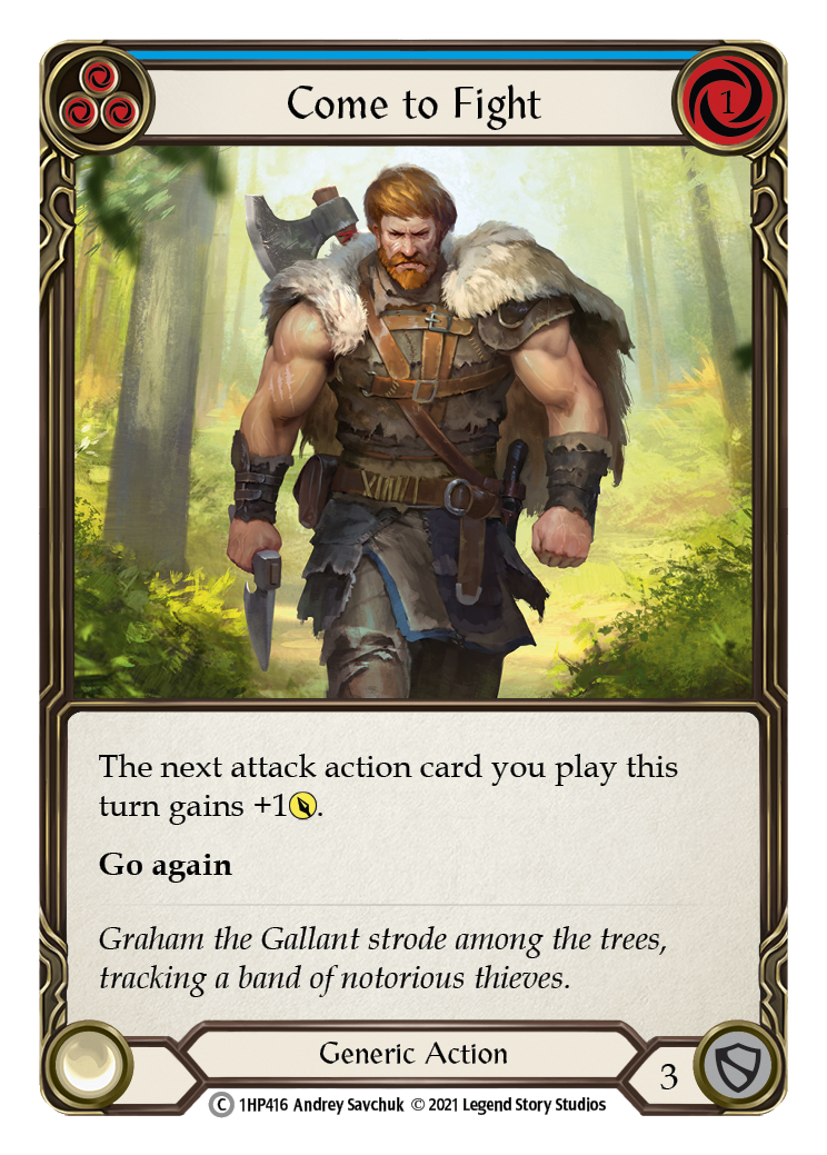 Come to Fight (Blue) [1HP416] | Good Games Adelaide SA