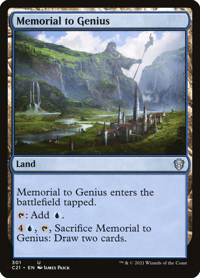 Memorial to Genius 301 (Commander 2021)  | Good Games Adelaide SA