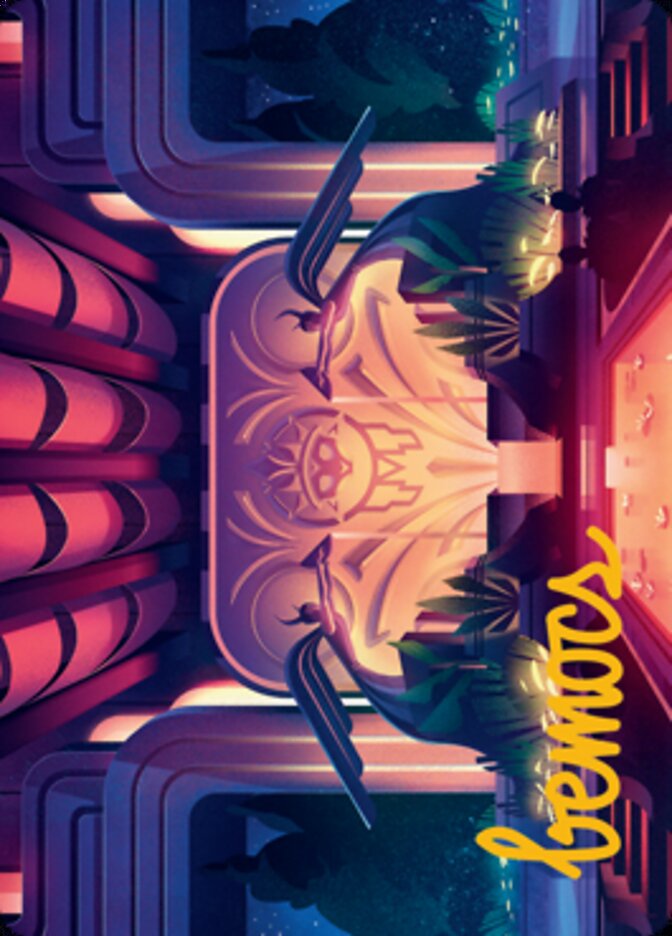 Jetmir's Garden 2 Art Card (Gold-Stamped Signature) [Streets of New Capenna Art Series] | Good Games Adelaide SA