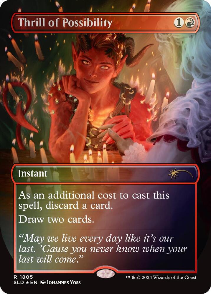 Thrill of Possibility 1805 Rainbow Foil 1805 (Secret Lair Drop Series)  - Foil | Good Games Adelaide SA