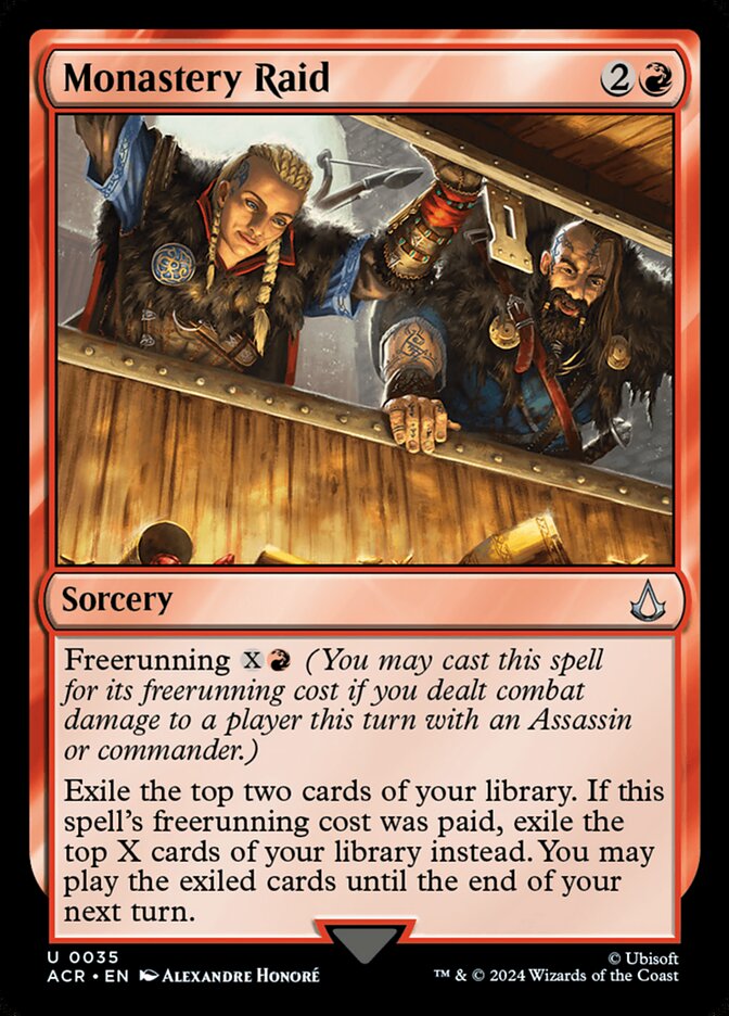 Monastery Raid 35 (Universes Beyond: Assassin's Creed)  - Foil | Good Games Adelaide SA