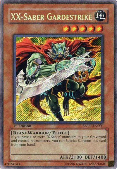 XX-Saber Gardestrike [ANPR-EN000] Secret Rare | Good Games Adelaide SA