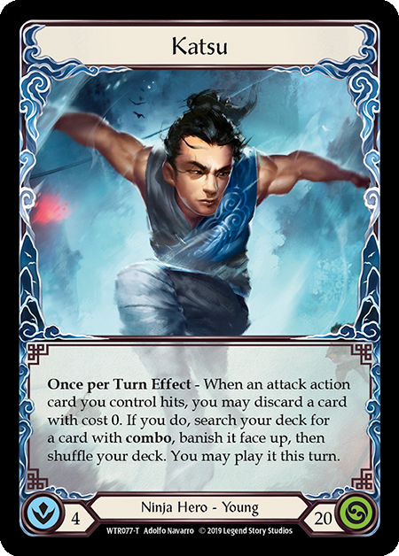 Katsu // Katsu, the Wanderer [WTR077-T // WTR076-T] Alpha Print Normal | Good Games Adelaide SA