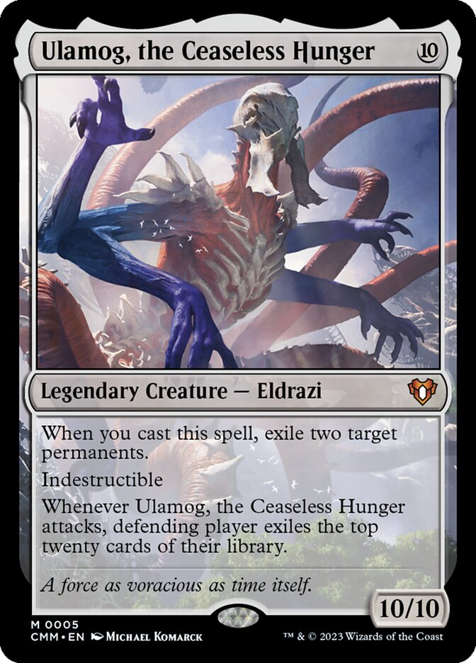 Ulamog, the Ceaseless Hunger 5 (Commander Masters)  | Good Games Adelaide SA