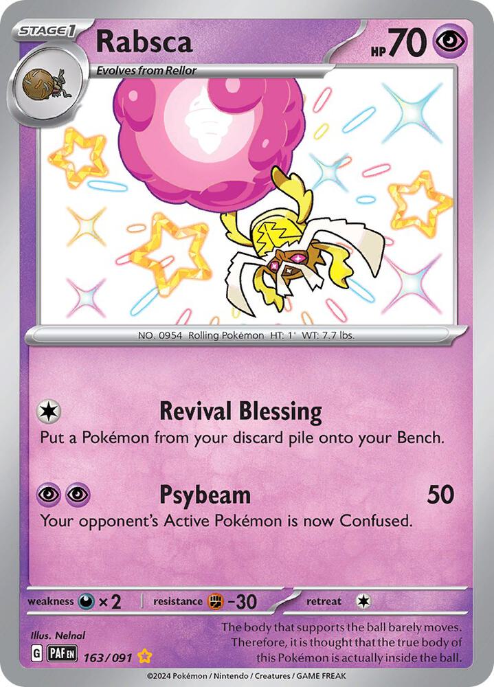 Rabsca 163/091 (SV: Paldean Fates)  - Holofoil | Good Games Adelaide SA