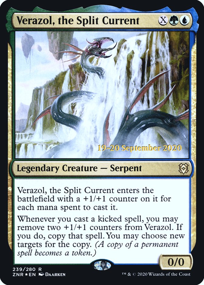 Verazol, the Split Current  [Zendikar Rising Prerelease Promos] | Good Games Adelaide SA