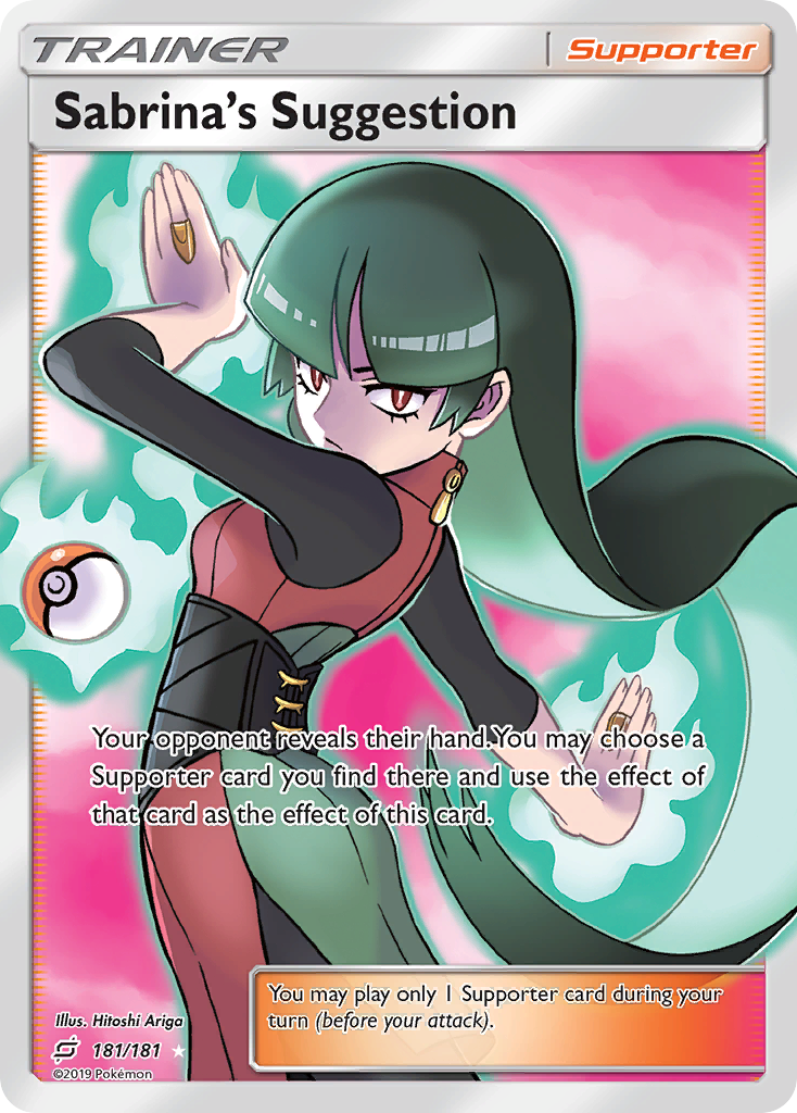 Sabrina's Suggestion (181/181) [Sun & Moon: Team Up] | Good Games Adelaide SA
