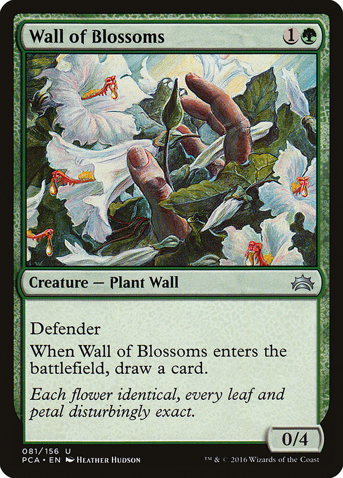 Wall of Blossoms [Planechase Anthology] | Good Games Adelaide SA