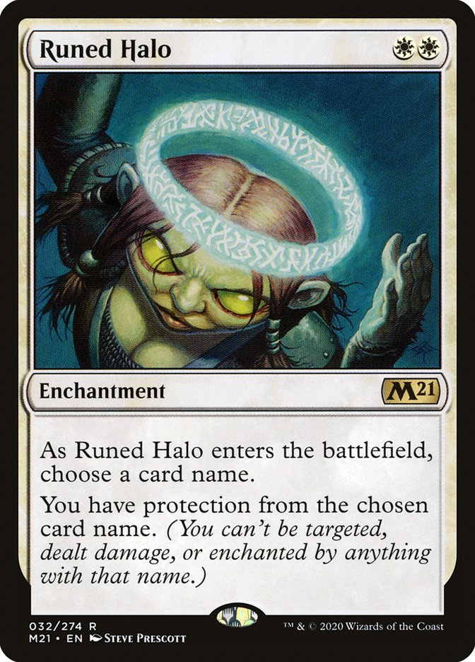 Runed Halo [Core Set 2021] | Good Games Adelaide SA