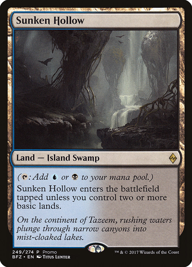 Sunken Hollow [BFZ Standard Series] | Good Games Adelaide SA