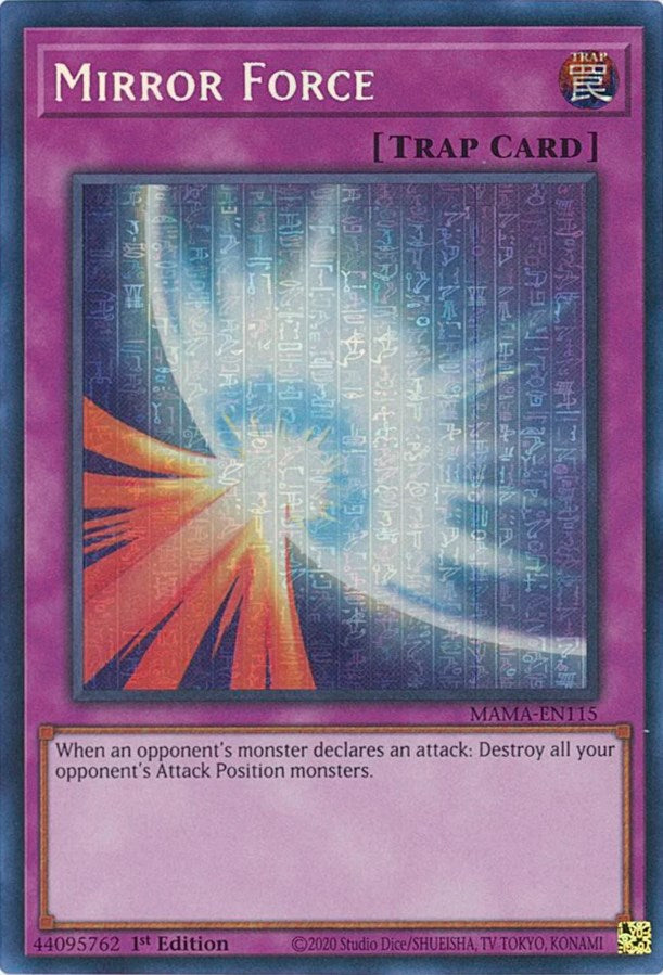 Mirror Force [MAMA-EN115] Secret Pharaoh's Rare | Good Games Adelaide SA