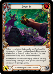 Zoom In (Blue) [EVR081] (Everfest)  1st Edition Rainbow Foil | Good Games Adelaide SA