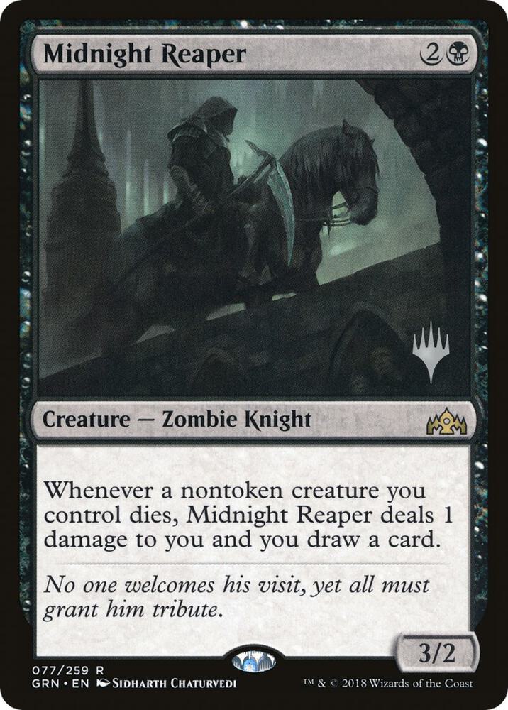 Midnight Reaper 77 (Promo Pack: Throne of Eldraine)  - Foil | Good Games Adelaide SA