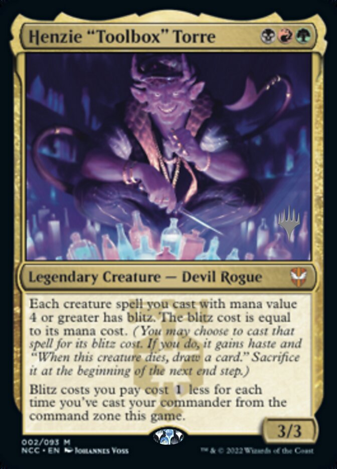 Henzie "Toolbox" Torre (Promo Pack) [Streets of New Capenna Commander Promos] | Good Games Adelaide SA
