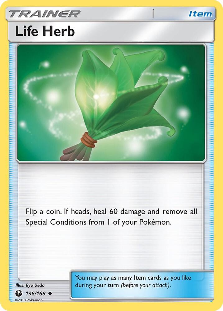 Life Herb 136/168 (SM - Celestial Storm)  | Good Games Adelaide SA