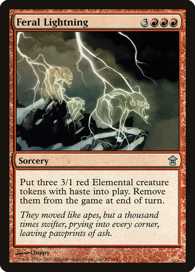 Feral Lightning 97 (Saviors of Kamigawa)  - Foil | Good Games Adelaide SA