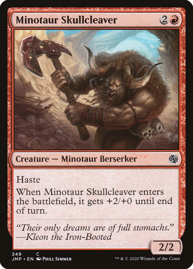 Minotaur Skullcleaver [Jumpstart] | Good Games Adelaide SA