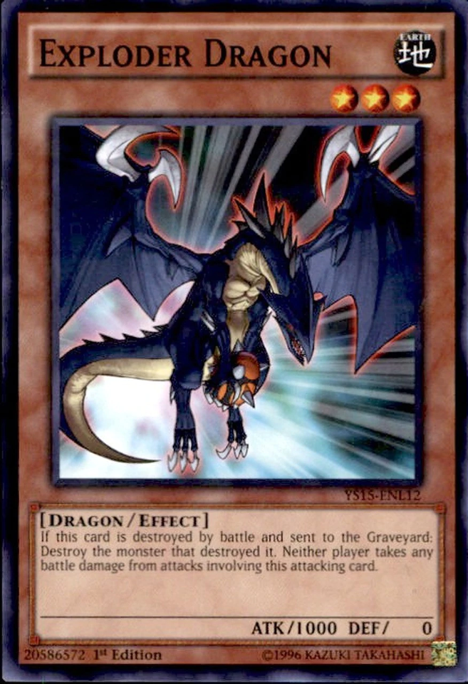 Exploder Dragon [YS15-ENL12] Shatterfoil Rare | Good Games Adelaide SA