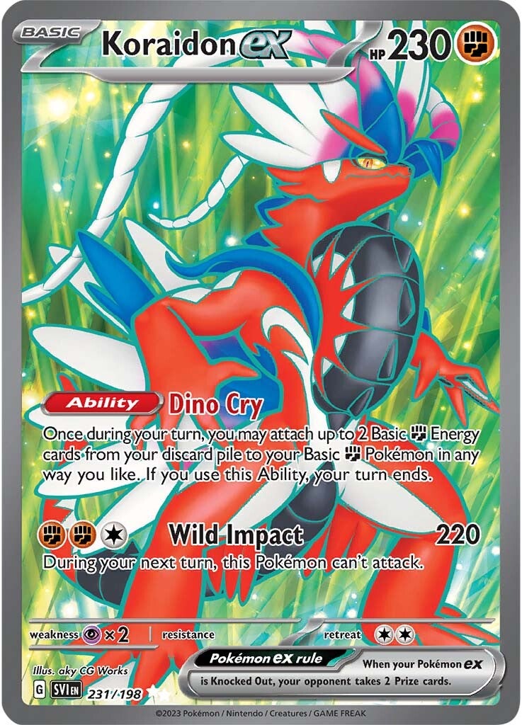Koraidon ex (231/198) [Scarlet & Violet: Base Set] | Good Games Adelaide SA