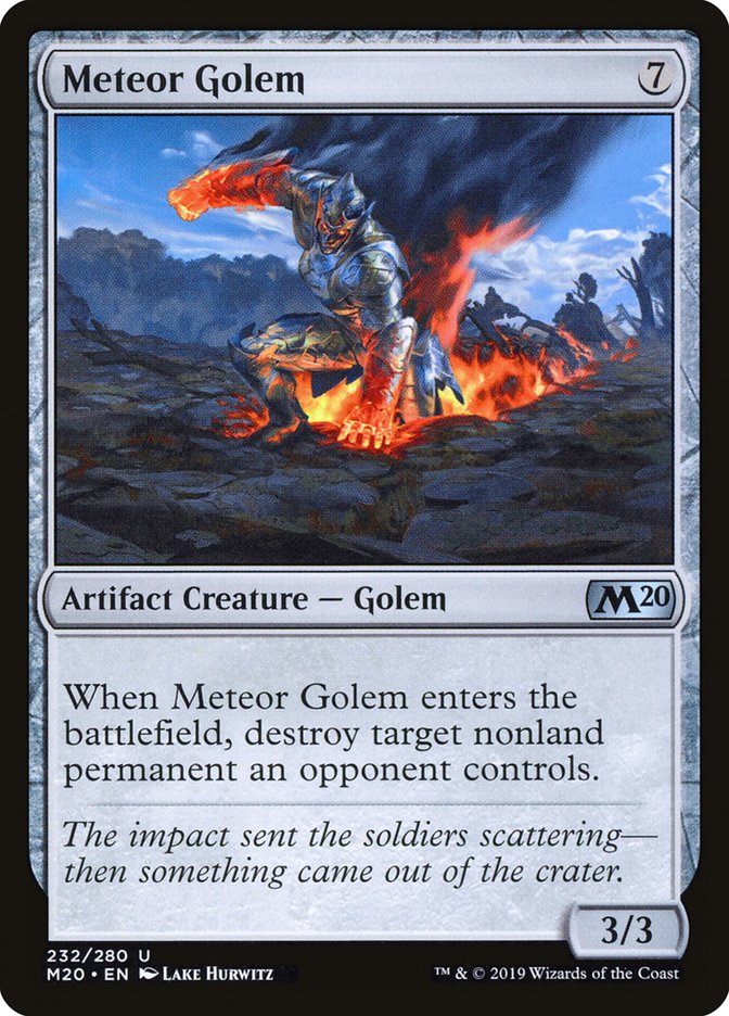 Meteor Golem [Core Set 2020] | Good Games Adelaide SA