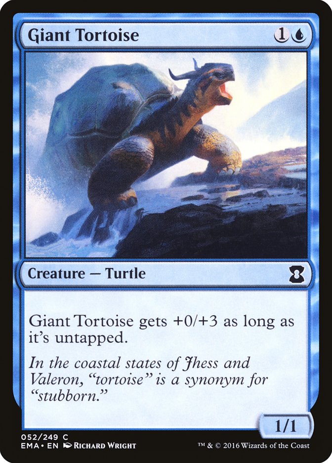 Giant Tortoise 52 (Eternal Masters)  - Foil | Good Games Adelaide SA