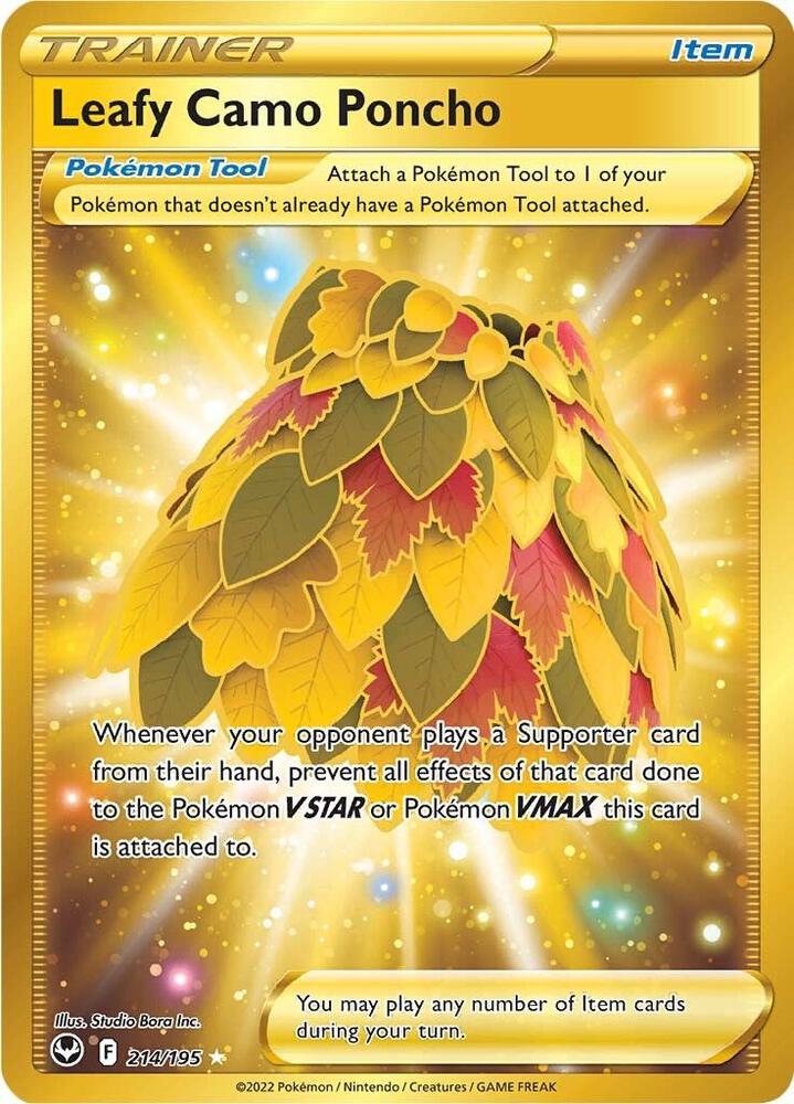 Leafy Camo Poncho Secret 214/195 (SWSH12: Silver Tempest)  - Holofoil | Good Games Adelaide SA