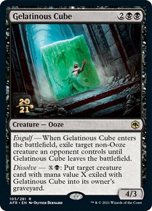 Gelatinous Cube 105 (Prerelease Cards)  - Foil | Good Games Adelaide SA
